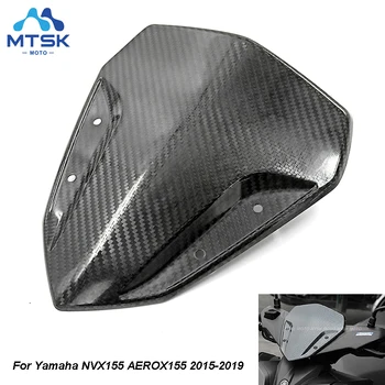 Для Yamaha NVX155 AEROX155 украшение лобового стекла мотоцикла из 100% чистого углеродного волокна