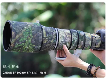 Для объектива Canon EF 500mm F4 L IS II USM Водонепроницаемое Камуфляжное Пальто Дождевик Защитный Рукав Чехол Нейлоновая Оружейная Ткань