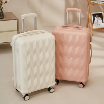 Дорожный чемодан на колесиках, модная женская сумка, багаж на колесиках, мужская тележка, кейс с паролем, багажник большой емкости
