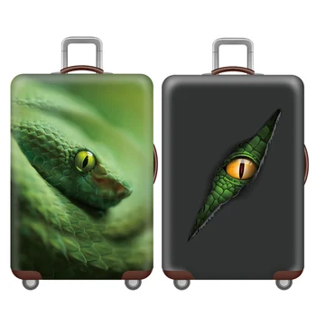 Дорожный чемодан с 3D рисунком животных, пылезащитный чехол для багажа, защитный чехол для 18-32-дюймовой тележки, Пылезащитный чехол, аксессуары для путешествий