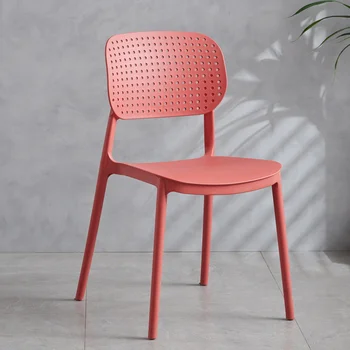 Европейский Кухонный Обеденный стул Современный Пластиковый стул для спальни Офисные Ленивые Минималистичные Шезлонги Salle Manger Предметы домашнего обихода