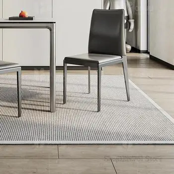 Европейский обеденный стул домашний современный простой обеденный стол со спинкой, легкое роскошное кожаное кресло высокого класса, итальянский минимализм
