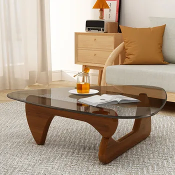 Журнальный столик для спальни, Черный Журнальный столик в скандинавском минималистичном стиле, Многофункциональная мебель Stolik Kawowy Для гостиной MZYYH