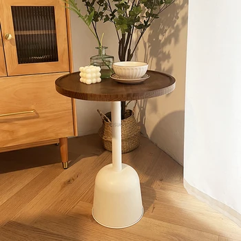 Журнальный столик из кованого железа в скандинавском стиле для мебели для кафе, небольшой настольный светильник, Роскошный Домашний журнальный столик для гостиной с высококлассным дизайном