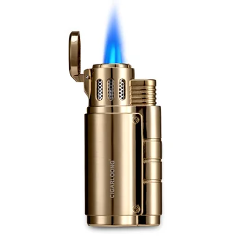 Зажигалка для сигар мужская звуковая раскладушка ветрозащитная творческая личность прямо в зажигалку LL-3047-1