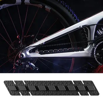 Защита для удержания цепи Водонепроницаемая Силиконовая рама с 3D-тиснением, устойчивая к ржавчине, Защита цепи для езды на велосипеде, аксессуары для велосипедов 자전거