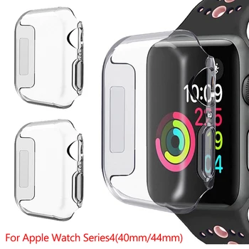 Защитная пленка для экрана Apple Watch iWatch Series 4 44 мм 40 мм, смарт-часы, прозрачный защитный чехол для ПК, аксессуары для Apple Watch