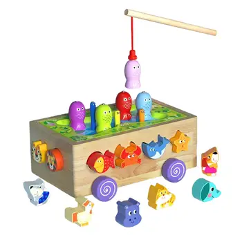 Игровая игрушка по сортировке формы, Деревянная игрушка, Сенсорная игрушка Монтессори, игра для сбора урожая моркови для мальчиков и девочек, подарки для детей дошкольного возраста