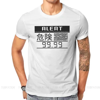 Игровая футболка Alert Phase Metal Gear Solid, классическая альтернативная футболка с круглым вырезом, мужская одежда Harajuku