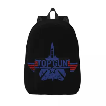 Изготовленные на заказ холщовые рюкзаки Top Gun Classic Movie для мужчин и женщин, Модная сумка для книг для школы, колледжа, сумки для истребителей ВВС