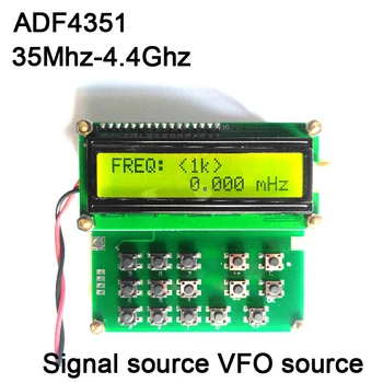Источник сигнала ADF4351 с частотой 35 МГц-4,4 ГГц, источник VFO, генератор сигналов с переменной частотой, цифровой ЖК-дисплей