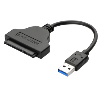 Кабель-конвертер USB 3.0 на Sata-адаптер 7 + 15P для подключения 2,5-дюймового IDE HD с корпусом из ABS для 2,5-дюймового жесткого диска sata SSD e20