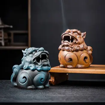 Китайская печь для благовоний Pixiu, печь для благовоний Creative Beast, печь для благовоний Zen, печь для благовоний из агарового дерева, Чайный столик, Домашнее Керамическое Украшение