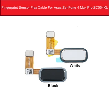 Кнопка Home Датчик отпечатков пальцев Гибкий кабель для Asus ZenFone 4 Max Pro ZC554KL Меню Сканер отпечатков пальцев Ключ возврата Запасные части