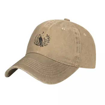 Ковбойская шляпа Owl Moon- Black Cap, походная шляпа, солнцезащитная шляпа, мужские шляпы, женские шляпы