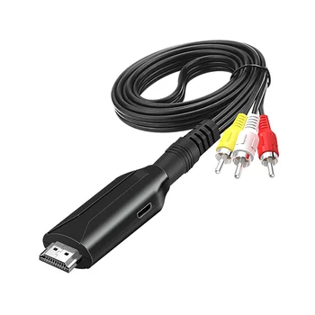 Конвертер видео HDMI-совместимый с аудио- и видеоадаптером AV HDMI-совместимый с кабелем преобразования AV RCA HD