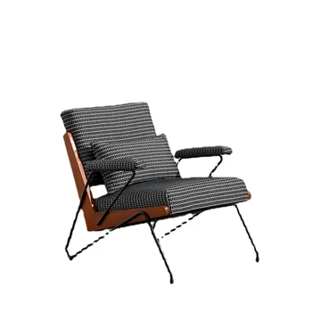 Копия дизайнерского дивана Zl из хлопка и льна вишневого дерева, легкое роскошное кресло для отдыха