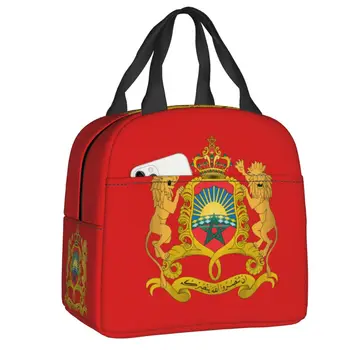 Королевство Марокко, Ланч-бокс, герметичный термоохладитель, сумка для ланча с пищевой изоляцией для женщин, школьные рабочие сумки для пикника, многоразовые сумки-тоут