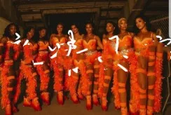 Костюм для выступления, бикини с оранжевым пером, танцевальная команда бара, женский тур gogoDSDJ взаимодействие