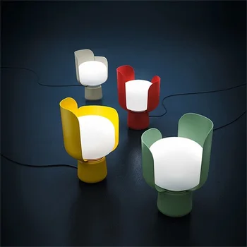 Креативная Настольная Лампа TEMAR Nordic С Современным Дизайном Миндального Ореха, Настольное Освещение для Домашнего Прикроватного Украшения