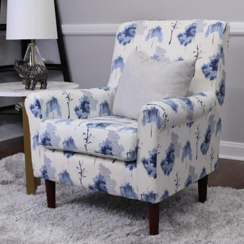 Кресло для отдыха Raelynn, Синее кресло для отдыха Мебель для гостиной для спальни Традиционная современная мебель