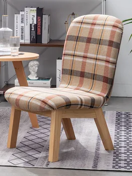 Кресло со спинкой, диван из массива дерева, гостиная, современный чайный столик для отдыха, низкий табурет, мебель для спальни