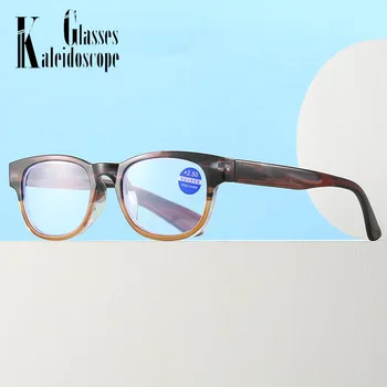 Круглые очки для чтения с блокировкой синего света, Женские, мужские Модные Очки для дальнозоркости желеобразного цвета, очки для дальнозоркости по рецепту