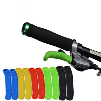 Крышка ручки тормоза велосипеда, силиконовые ручки MTB, защитный чехол на руль велосипеда, противоскользящее защитное снаряжение для велосипеда, аксессуары для велосипеда