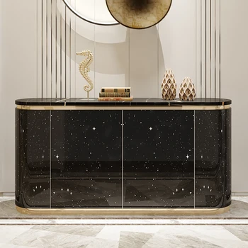 Легкий роскошный входной шкаф Современный минималистичный шкаф starry sky edge Итальянский минималистичный шкаф для коридора