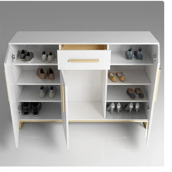 Легкий роскошный обувной шкаф, бытовой шкаф на крыльце, мраморный простой современный входной шкаф, шкаф для хранения, входной