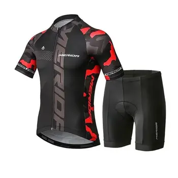 Летний велосипедный костюм, дышащая футболка с короткими рукавами, быстросохнущие шорты, велосипедный костюм, одежда для горного велосипеда, костюм-двойка
