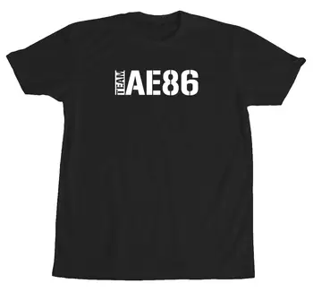 Летняя модная мужская футболка с логотипом Team Ae86, крутая футболка, забавная Corolla Scion Drift Car на заказ, подростковая унисекс