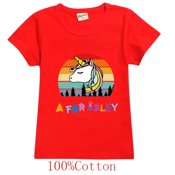 Летняя одежда Child A for Adley, футболка для именинницы, хлопковые рубашки для малышей, Топы для больших мальчиков, модные футболки для школьников с коротким рукавом