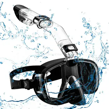 Маска для дайвинга, маска для подводного плавания с регулируемыми диоптриями, панорамная защита от протечек, защита от запотевания для взрослых, детские плавательные очки Gea