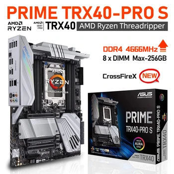 Материнская плата ASUS X670 Gaming ATX с разъемом DDR4 AMD TRX4 Threadripper Процессор 4 канала 8 256G Оперативная память PRIME TRX40 PRO S PCIe 4.0 M.2