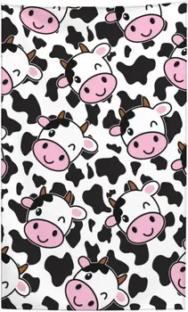 Микрофибра корова печати пляжные полотенца корова коровы смешные животные, Черное и белое банное полотенце быстрый сухой песок полотенце обертывание с коровы печати