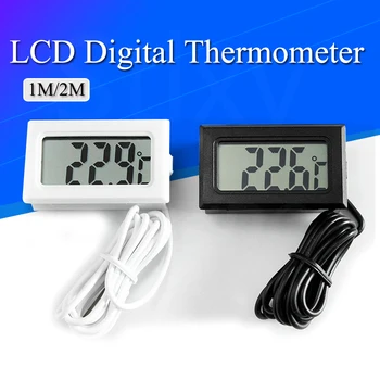 Мини-цифровой ЖК-удобный датчик температуры в помещении, измеритель влажности, термометр, гигрометр