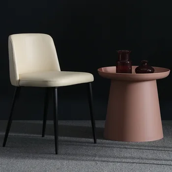Минималистичные Роскошные обеденные стулья с черной металлической ножкой, кухонные офисные стулья для патио, Прозрачные Модные аксессуары для дома