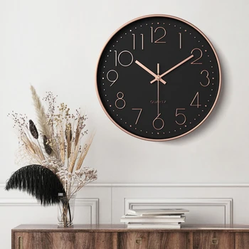 Минималистичные Современные Настенные часы Креативные Настенные часы для спальни, гостиной, офиса, Настенный декор, Наклейка на стену, Часы, предмет домашнего обихода