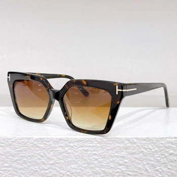 Модные дизайнерские солнцезащитные очки в большой оправе Женские солнцезащитные очки люксового бренда для женщин с антибликовым покрытием Солнцезащитные очки для вождения на открытом воздухе UV400