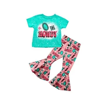Модные комплекты одежды для малышей и маленьких девочек, футболка с надписью 