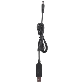 Модульный преобразователь USB DC 5V в DC 12V 2,1 мм X 5,5 мм, Штекерный разъем для кабеля питания, кабель USB-DC -1 М (от 5 В до 12 В постоянного тока)