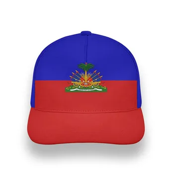 Молодежная шляпа Гаити сделай сам бесплатно пользовательское имя номер hti кепка национальный флаг страны ht французская бейсболка с принтом колледжа Гаити