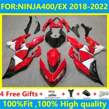 Мотоциклетные Обтекатели для Kawasaki Ninja400 Ninja EX 400 2018 2019 2020 2021 2022 EX400 18 19 20 21 22 обтекатель Кузова красный белый