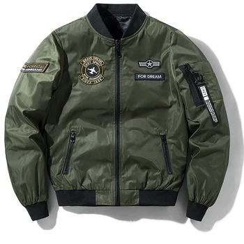 Мужская летная одежда в стиле милитари, двусторонняя куртка для пилотов, утолщенная военная куртка, мужская куртка-бомбер, теплое пальто