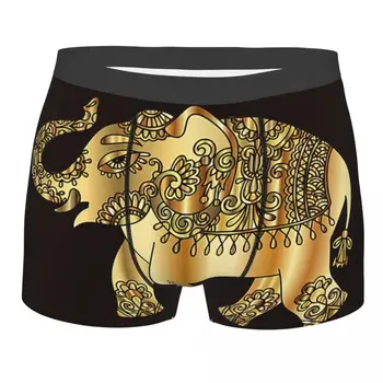 Мужские трусы-боксеры GOLDEN ELEPHANT, нижнее белье, дышащие сексуальные шорты высокого качества, идея подарка