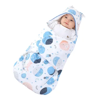 Мультяшные детские спальные мешки Конверт хлопчатобумажная обертка Одеяла Зима