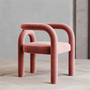 Мягкие дизайнерские обеденные стулья в скандинавском стиле для гостиной, Кафе, Обеденные стулья для отдыха, Мобильная Мебель для дома Silla Comedor YX50DC