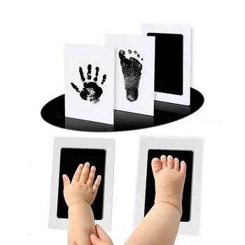 Набор для рук и отпечатков пальцев новорожденного, чернильные подушечки 