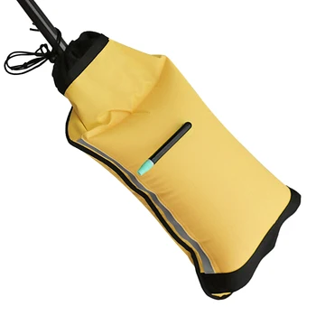 Надувное весло-поплавок для каякинга, гребли на каноэ с быстросъемной пряжкой, надувная сумка для безопасности с веслом-поплавком